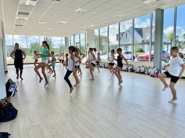 The new hardwood floor, mobile mirrors and ballet bars will see good use for dance classes at the link.