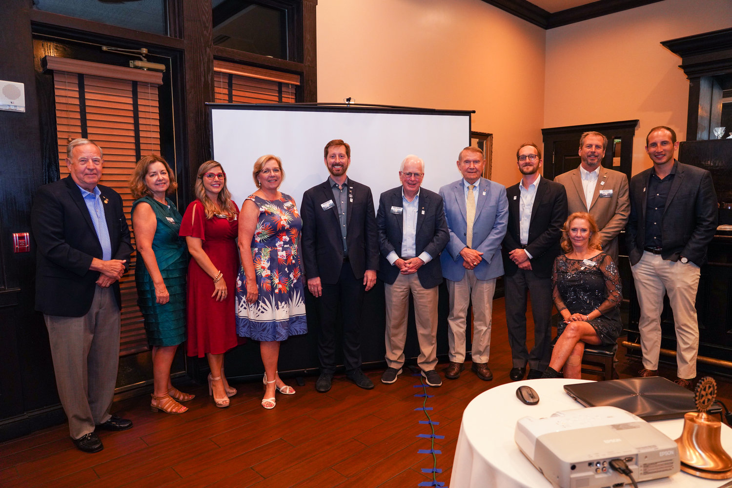 The Rotary Club of Ponte Vedra’s new board of directors.