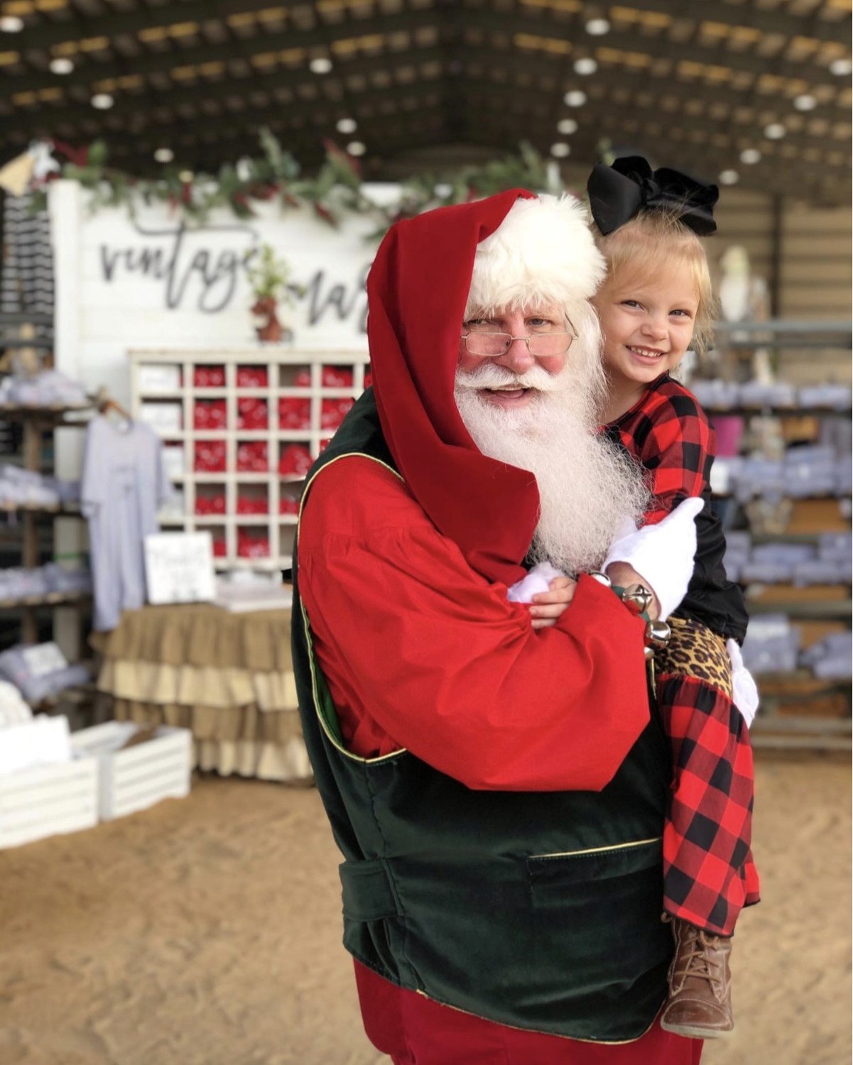 Santa Claus will make appearances at Vintage Market Days.