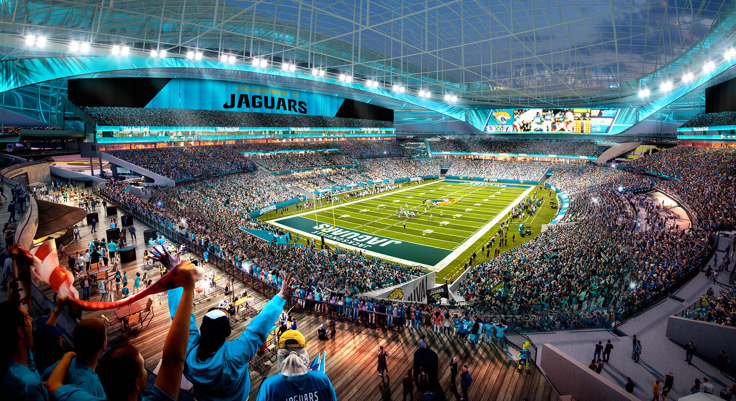 jacksonville jaguars stadium seating capacity