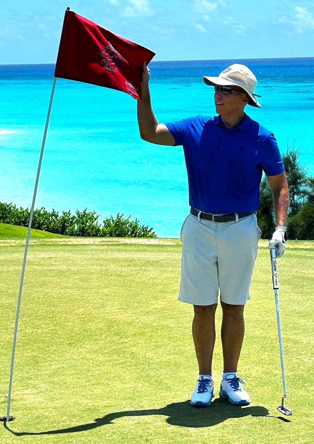 John Aguilera is an avid golfer.